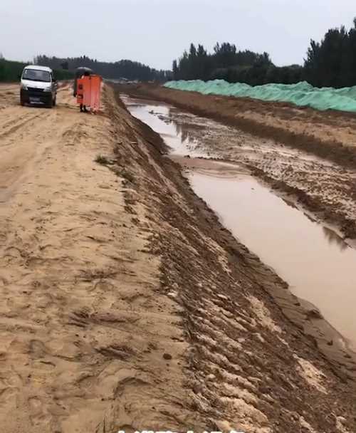 唐山唐海县河道降水